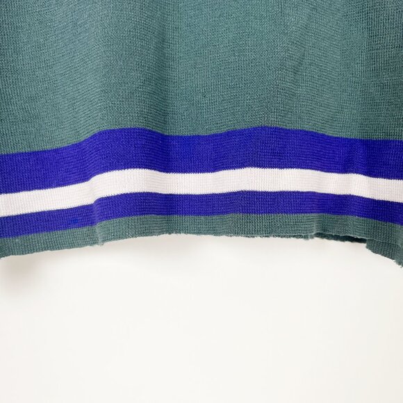 Vintage Missoni Knit Sweater Cropped Distressed Long Sleeve Blouse Top Shirt - Picture 6 of 8